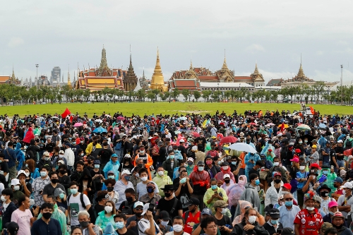 태국서 대규모 반정부 집회(로이터=연합뉴스)