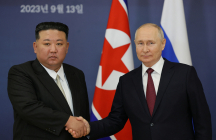 김정은-푸틴, 4년5개월 만에 북러 정상회담