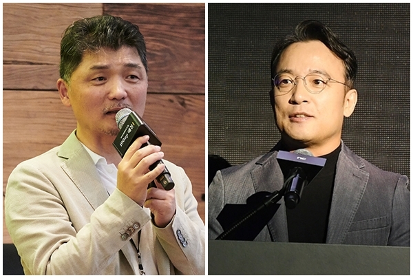 김범수(왼쪽) 카카오 의장, 김택진 엔씨소프트 대표. (사진=각 사)