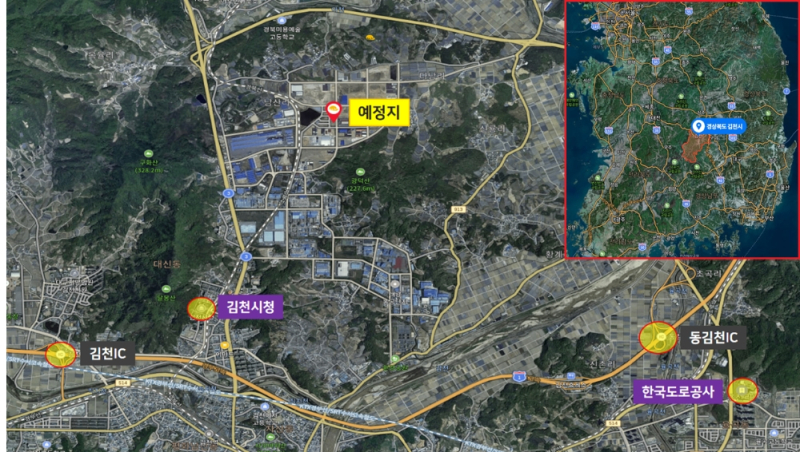 스마트 물류센터 사업대상지 위치도/한국도로공사 제공