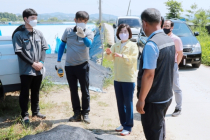 김보라 안성시장, 농축산 폭염 피해 대응 현장 방문