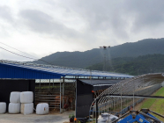 함평군, 축사 지붕에 친환경 열차단재 도포 완료