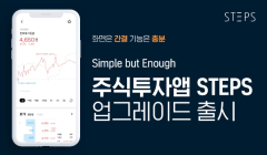 한화투자증권, 주식투자앱 STEPS 업그레이드 출시