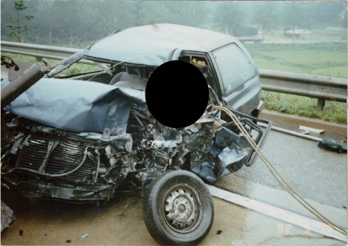 1992년 사고 당시 이태훈 원장의 차량.