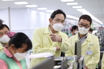 [포토] 이재용 회장, 베트남 삼성 사업장 방문