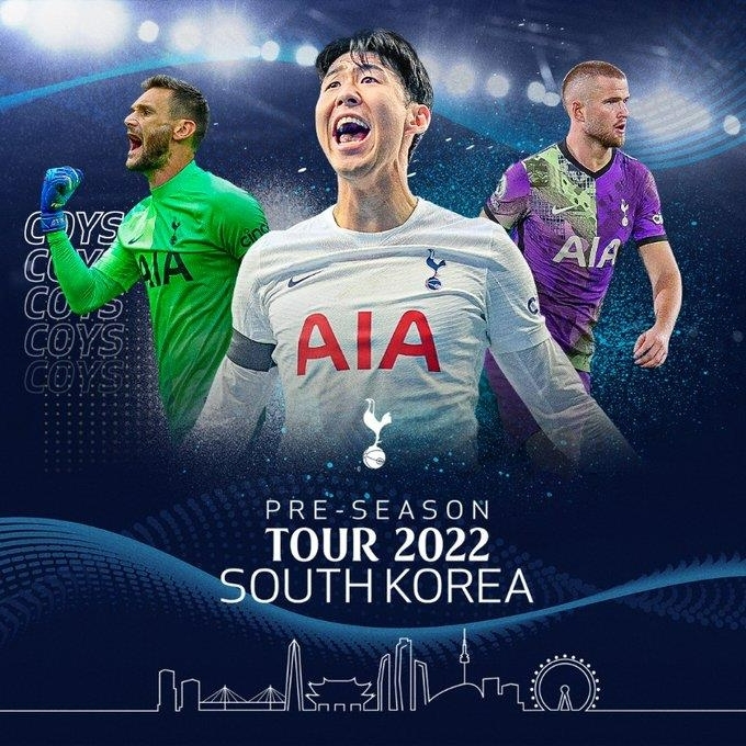 (토트넘홋스퍼 2022-2023 프리시즌 한국 방한 홍보 포스터 /사진=토트넘홋스퍼)