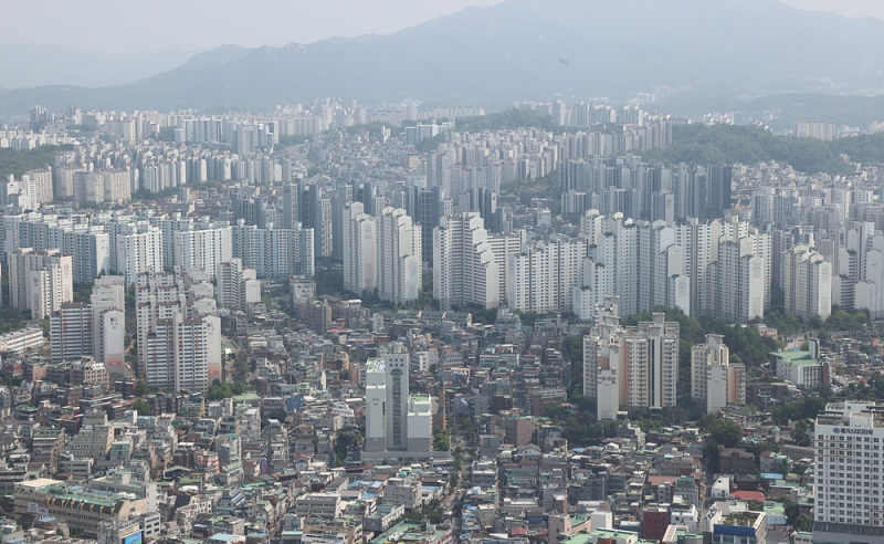 서울의 아파트가 밀집된 지역 모습./사진=연합뉴스