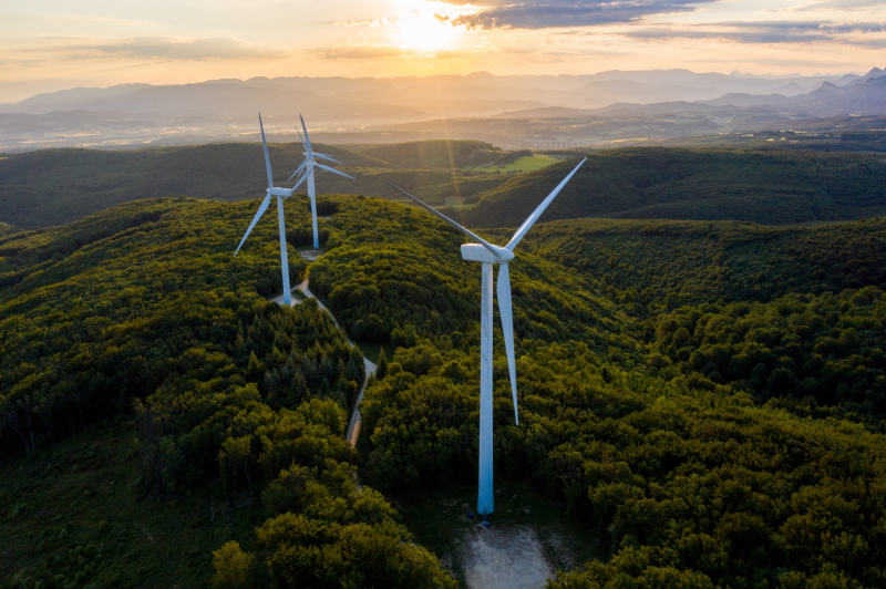한화솔루션 유럽 자회사 큐에너지가 프랑스에서 운영 중인 풍력발전소 /사진=한화솔루션