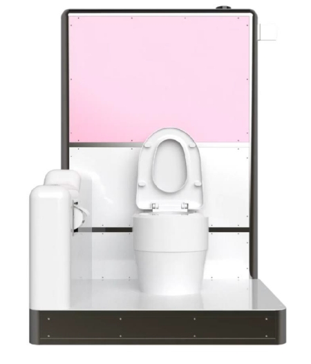 삼성의 기술이 적용된 ‘재발명 화장실(RT)’. /사진=삼성