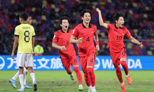한국 U-20 축구대표팀, 에콰도르 3:2 꺾고 8강 진출…‘배준호 1골 1도움’