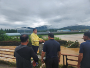 이병노 담양군수, 폭우 피해 현장 점검 나서