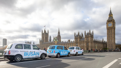 삼성전자, 영국 런던서 ‘2030 부산엑스포 택시’ 운영