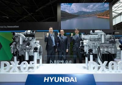 HD현대인프라코어, 인터마트서 ‘HYUNDAI’ 엔진 첫 공개