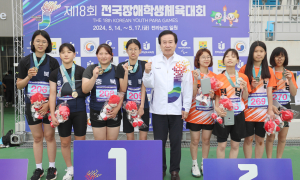 박홍률 목포시장, 전국장애학생체전 대회운영본부 '사기 증진'
